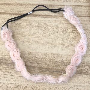 Pink Rose Headband